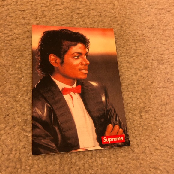 Rare Michael Jackson Supreme Sticker - Picture 2 of 2